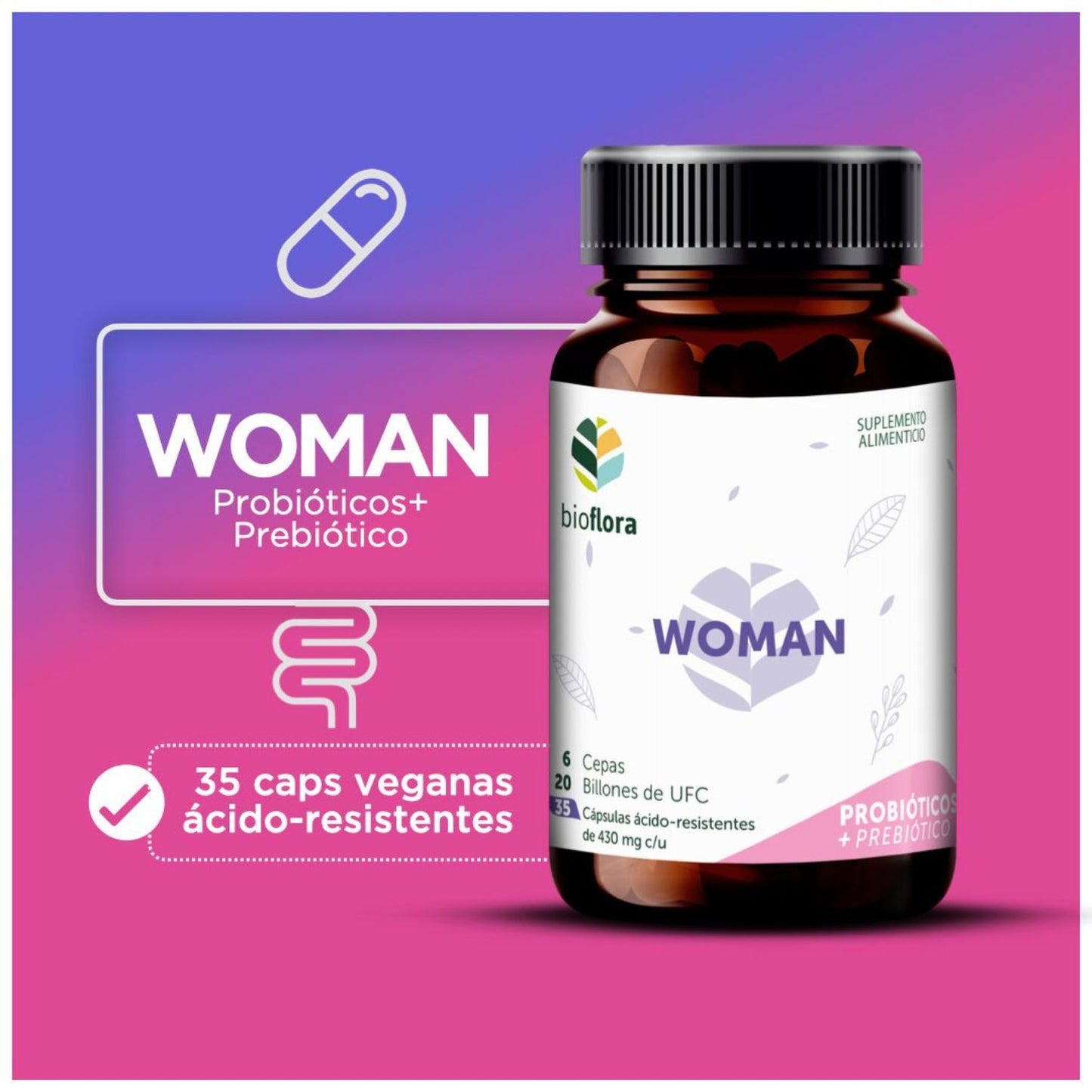 Bioflora Suplemento Alimenticio Woman