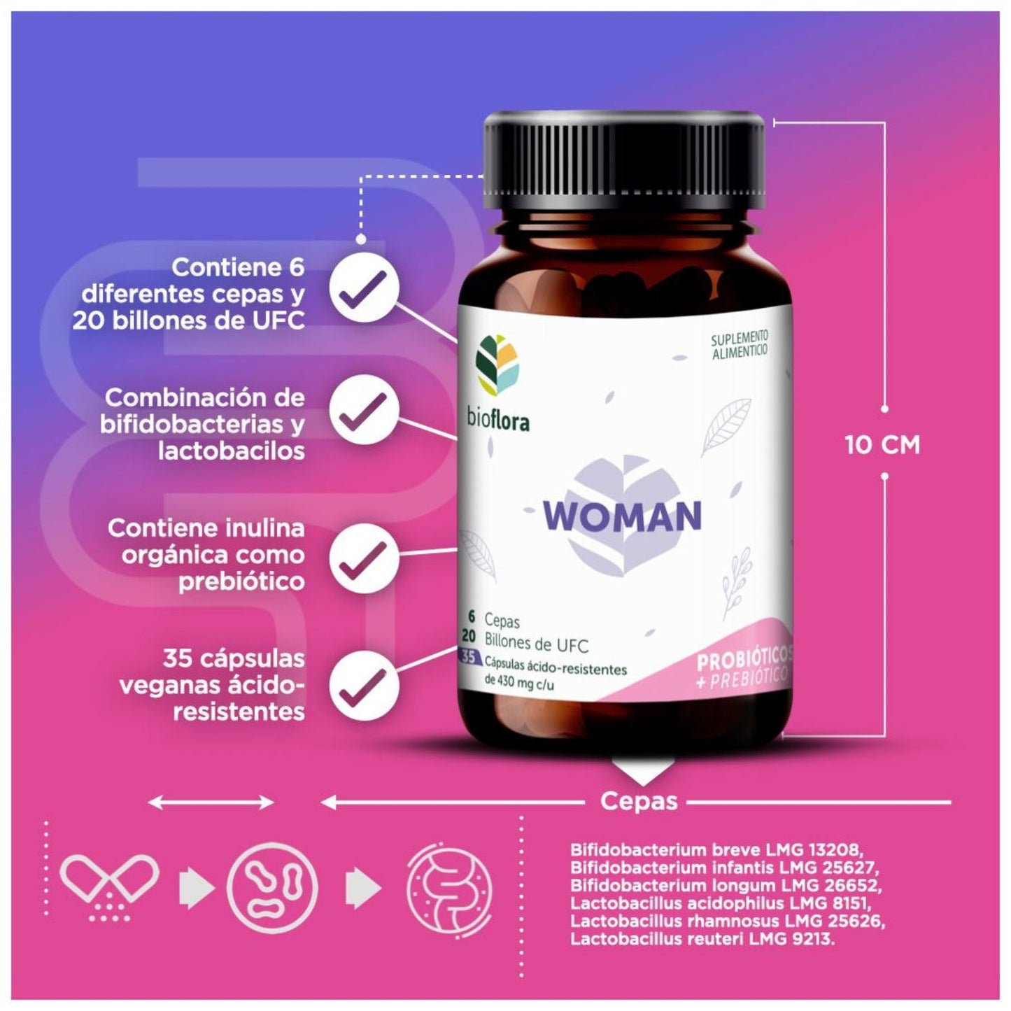 Bioflora Suplemento Alimenticio Woman